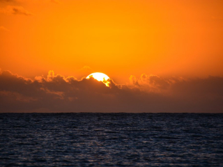 Another fiery sunrise