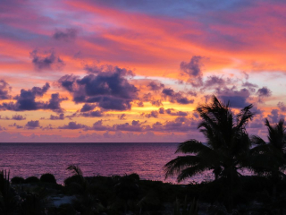 Sunrises are often spectacular at POV