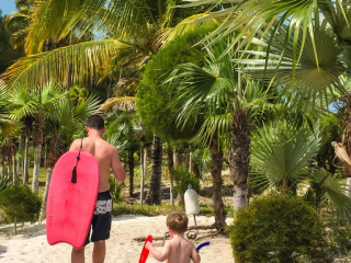 Off to the beach